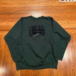 Vintage embroided stony brook university crew neck‎ sweatshirt